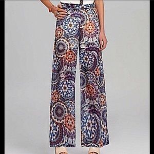 Chelsea and Violet tie dye palazzo pants